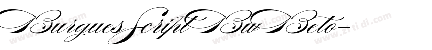 BurguesScript BwBeto字体转换